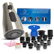 Kitchen Faucet Head Replacement Pull-Down Sprayer for Moen, Delta 3-Mode S...