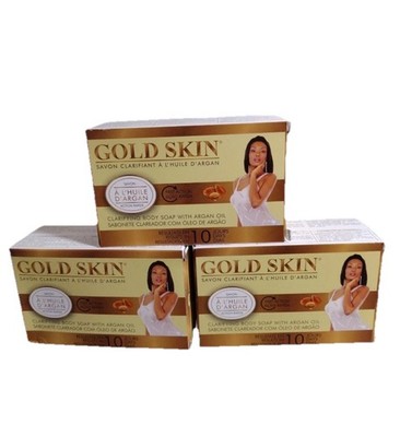 3X GOLD SKIN CLARIFIYING BODY SOAP WITH SNAIL SLIME 180 g