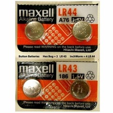 12 GENUINE LR44 MAXELL A76 L1154 AG13 357 SR44 303 Battery Fresh Expiration