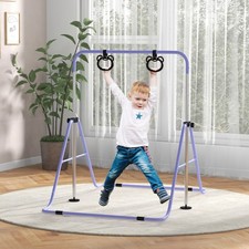 Image of Kids Gymnastics Bar, Adjustable Height, Foldable Design, for 3+ Years