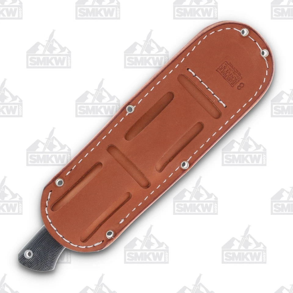 Bark River Bravo 1 Fixed Blade Knife (A2, Black Matte Micarta, Ramped) BA111MBCM - Image 3 of 4