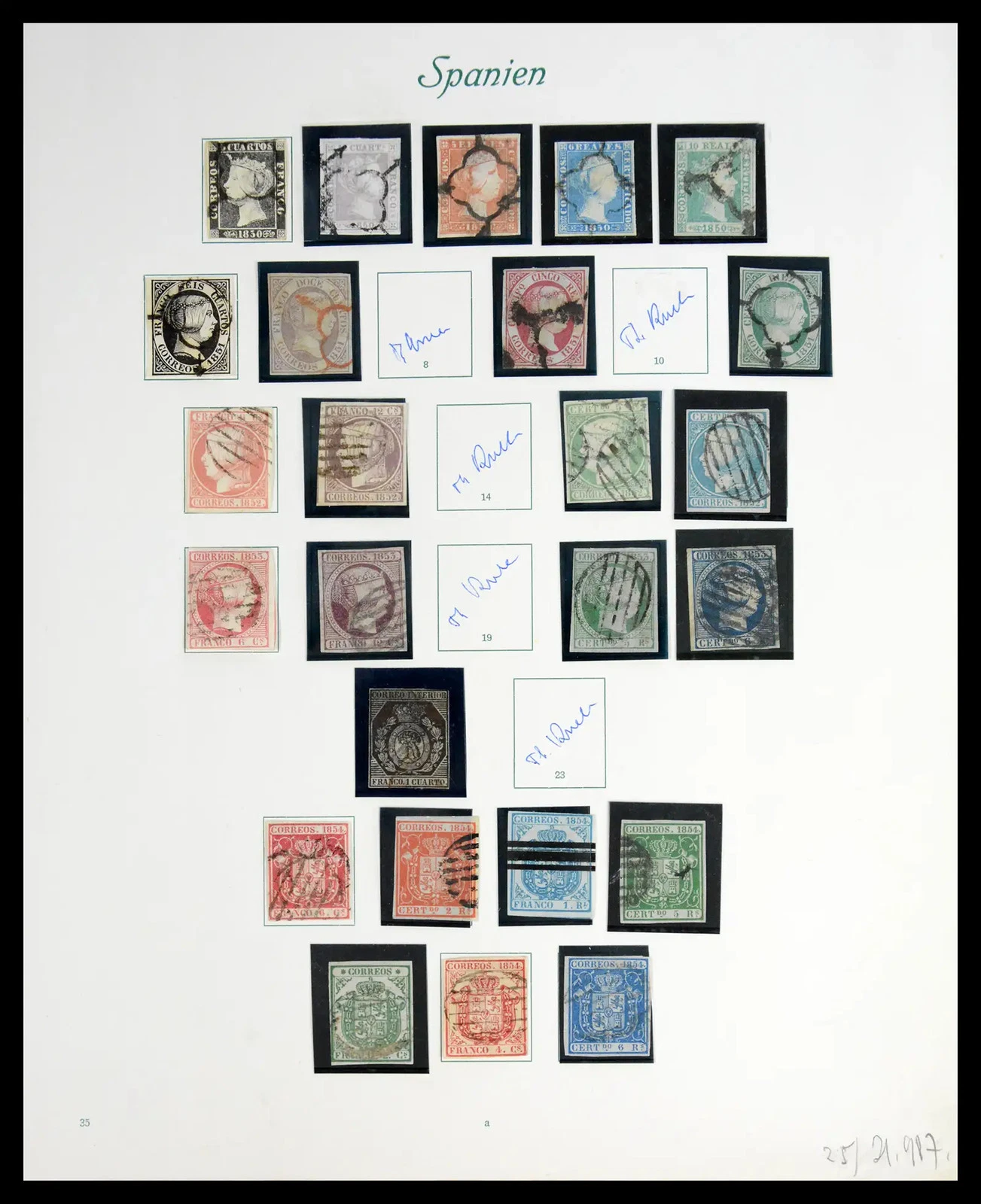 Spain stamp collection