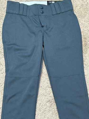 Champro Girls Softball Pants Size Medium NEW Gray Belt Loops Elastic Leg Stretch - Picture 3 of 8