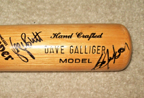 *Rare* JSA George Brett/Bo Jackson Auto/Signed Game Issued Bat-Read Description - Picture 3 of 5