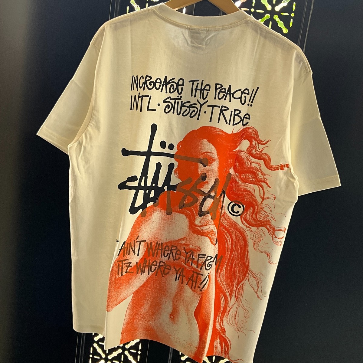 ★韓国の人気★【Stussy】★IST VENUS PIGMENT DYED TEE★ BRAND NEW STUSSY IST VENUS PIGMENT DYED TEE NATURAL - LARGE