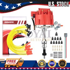 Ford Small Block Windsor 221 260 289 302 Hei Ignition Distributor V8plug Wires