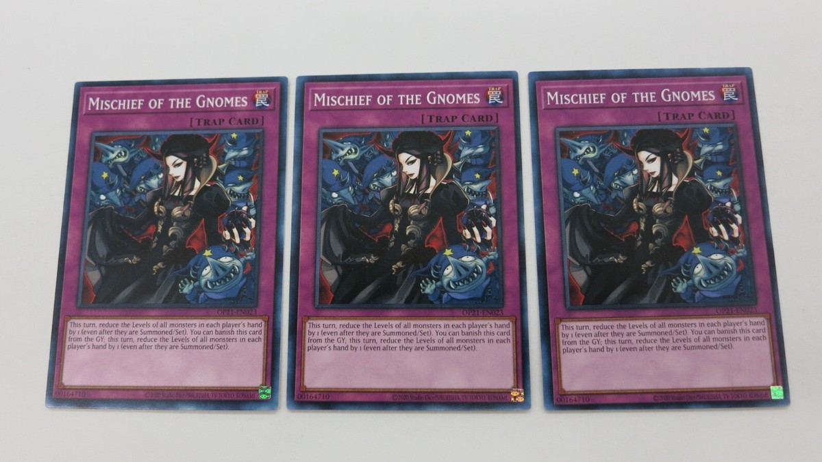 むぎ。/3 3x MISCHIEF OF THE GNOMES UNLIMITED EDITION OP21-EN023 COMMON