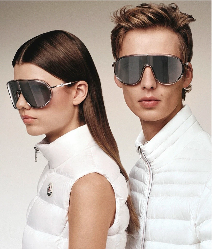 Gafas de sol Moncler Vangarde plateadas con espejo Foto 2 de 3