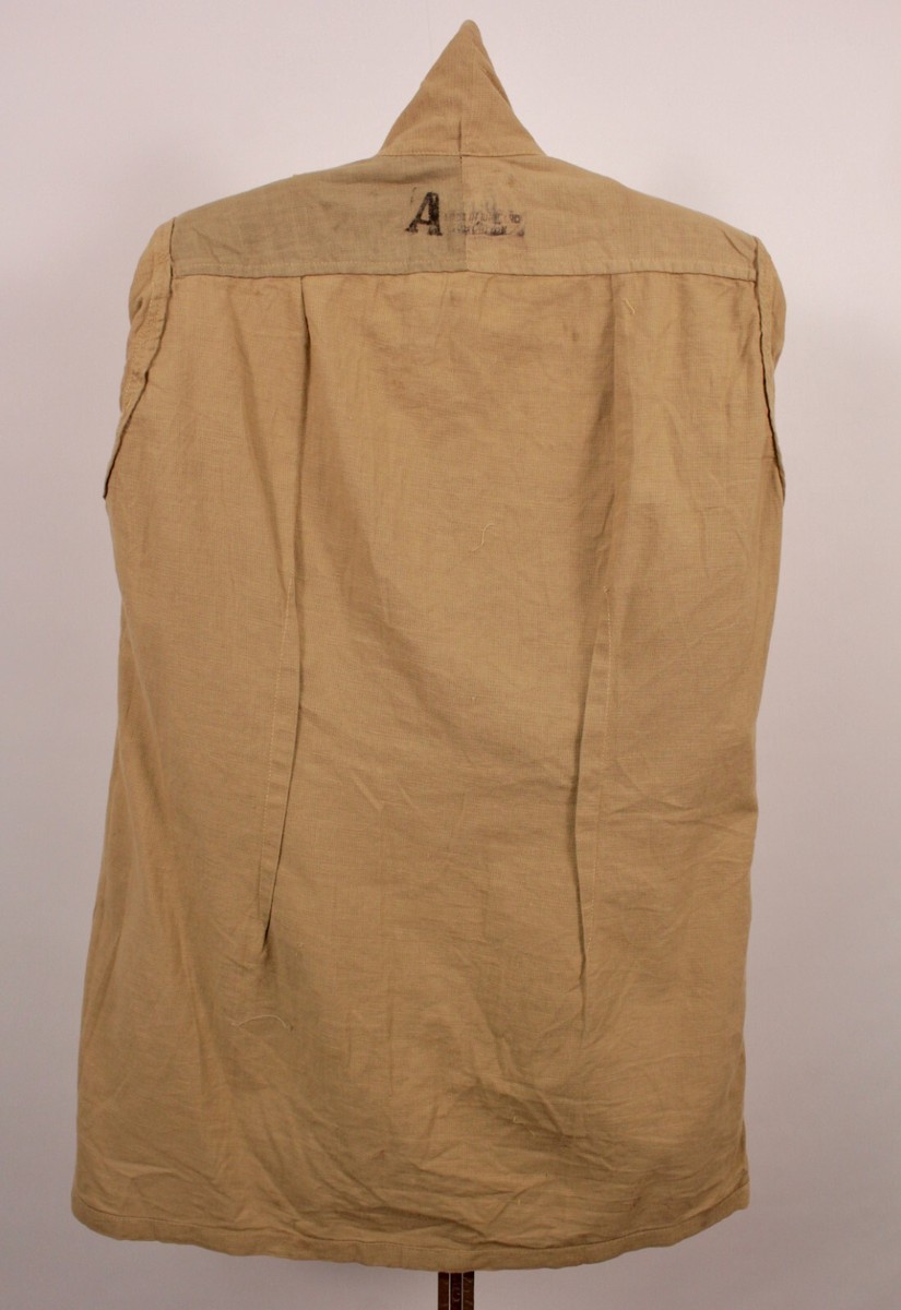 VTG Men's 1940s WW2 British Army Aertex Khaki Bush Jacket Sz