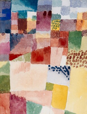11150.Decoration Poster.Home Wall.Room art decor.Paul Klee painting.Hamammet