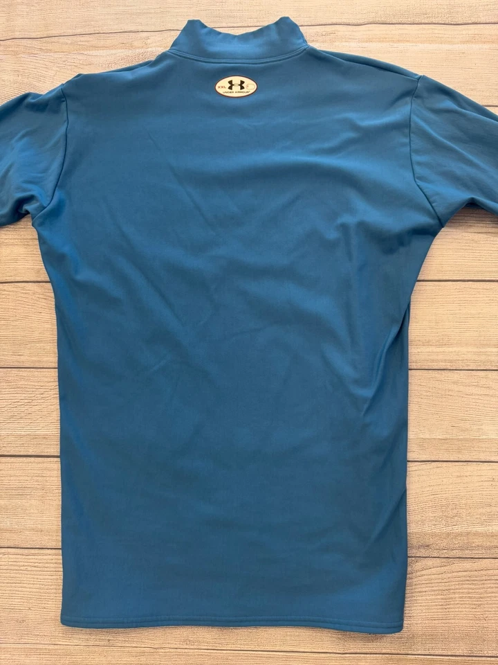 Capa base Under Armour cuello alto falso para hombre XXL compresión azul Foto 4 de 4