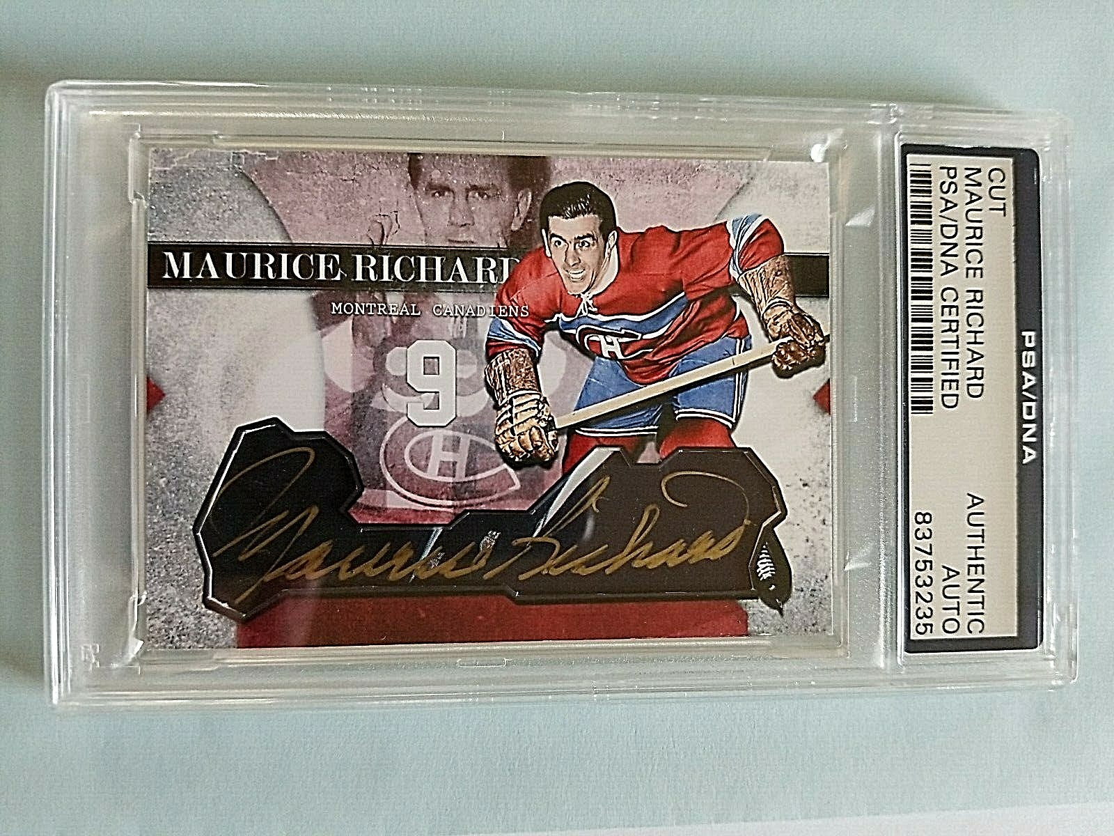 Maurice Richard PSA/DNA Certified Authentic Autograph Auto Signature Only One!