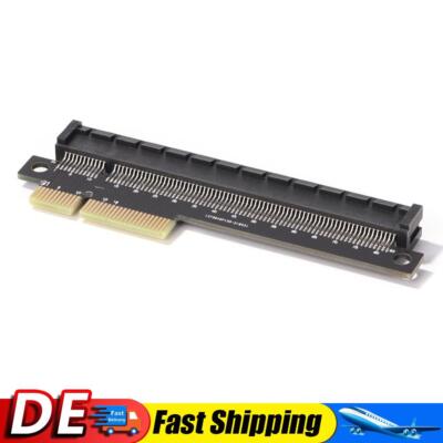 PCI-E 4X to 16X Adapter Card PCI-Express 4X Male to Female Riser Card Converter 