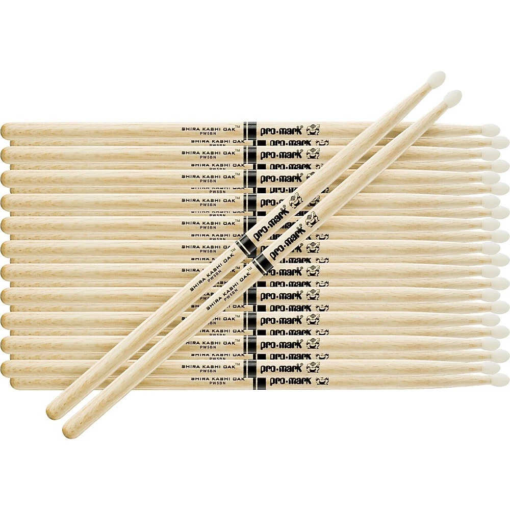 PROMARK 12 Pair Japanese White Oak Drumsticks Wood 5B eBay