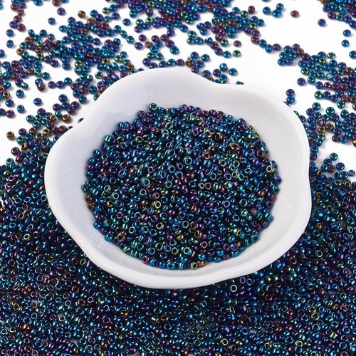 50g (3300 beads) Glass Seed Beads 11/0 2mm Bugles 9x2mm Mixes BUY 3 GET 1 FREE! - Picture 86 of 126