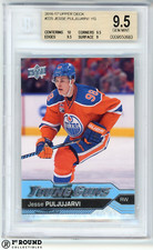 Jesse Puljujarvi RC BGS 9.5: 2016-17 Upper Deck YG Rookie Card #225