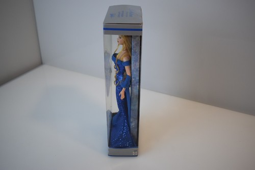 2002 Barbie Birthstone Collection: September Sapphire Mattel #B2394 Blonde - Photo 5 sur 9