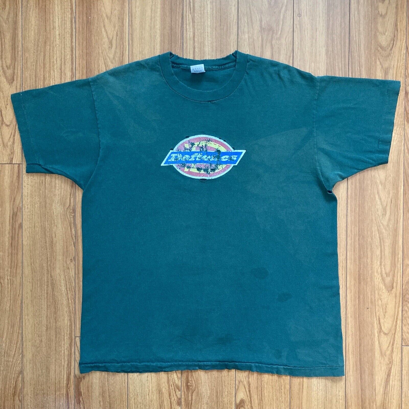 VTG 90s Deftones Shirt Dickies Adrenaline Tour 1996 Promo Logo Sz XL ...