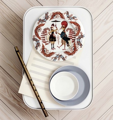 Iittala Teema White Salad Plates – Set Of 4, Minimalist Modern Tableware