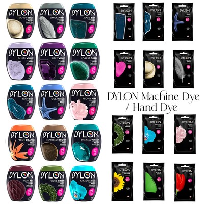 DYLON Waschmaschine Stoff Farbstoff Pod, Handfarbstoff für Kleidung & weiche Möbel