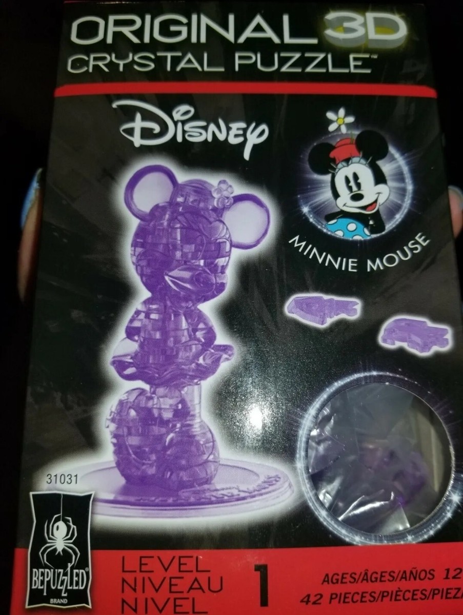 DISNEY BePuzzled Original 3D Crystal MINNIE MOUSE Puzzle 42 Piece - Main Image