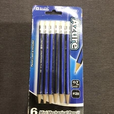 BAZIC Azure 6 Mini Mechanical Pencil 728 