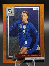 Mallory Swanson 2022-23 Donruss Soccer Optic Orange Sparkle USA USWNT