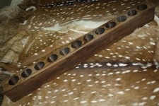 12 Hole Wooden Sugar Mold Wood Candle Holder Primitive Rustic Home Decor