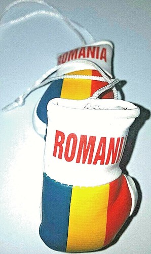 Romania Mini Boxing Gloves - Picture 2 of 2