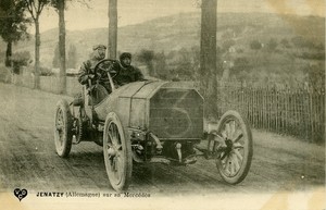 1905-Camille-Jenatzy-Mercedes-Gordon-Bennett-Race-Original-Period-Postcard