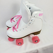 Ruthfot Womens 6.5/37EU Roller Skates White/Pink New NWOB