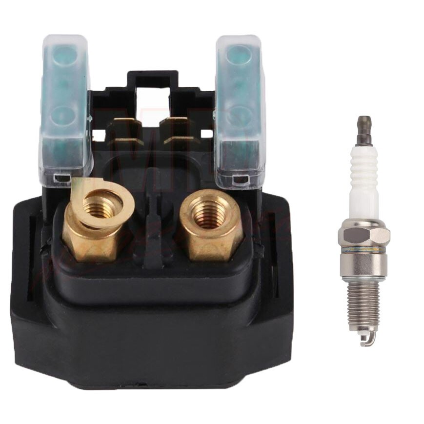 Starter Solenoid Relay & Plug & Spark for Yamaha Big Bear 250 400