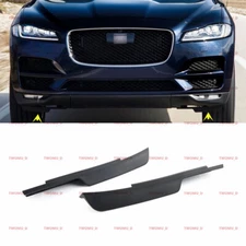 ✨A Pair Front Bumper Lower Air Deflectors Trim For Jaguar F-Pace 2017-2020