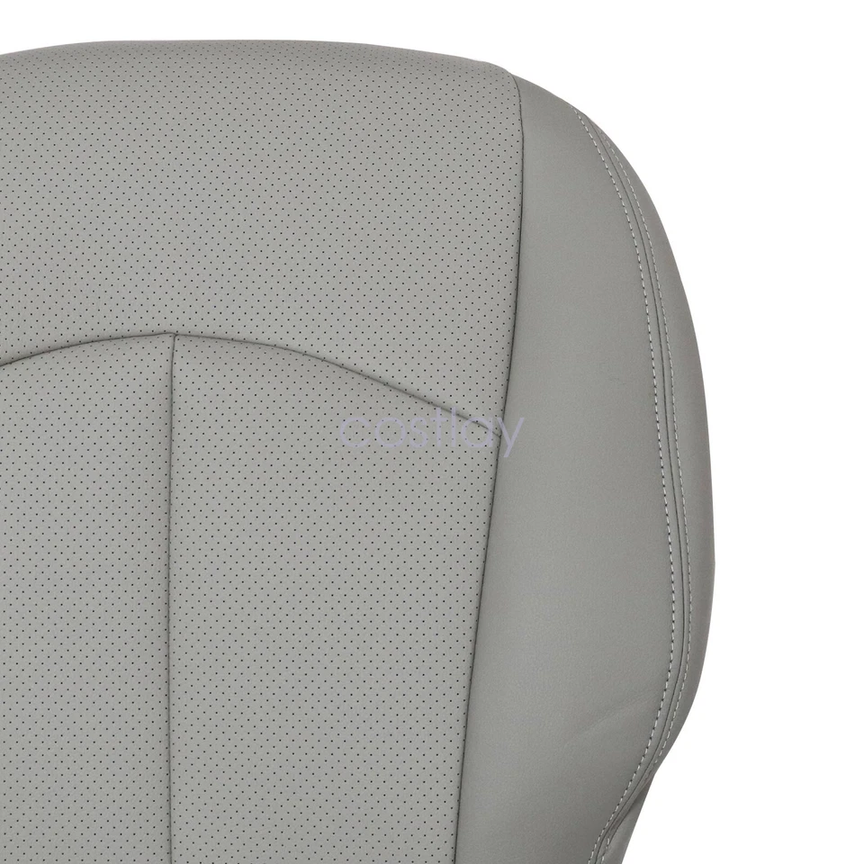 Both Side Bottom Replacement Seat Cover Gray For 2003-2009 Mercedes Benz E W211 - Image 4 of 4