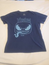 Funko Pop Mens L Shirt Marvel Collector Corps Sept 2018 Venom Box Spiderman Blue