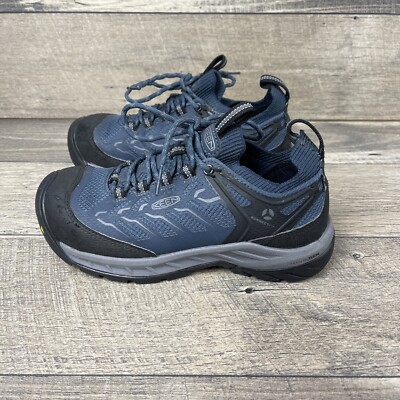 KEEN Utility ReGEN Steel Toe Waterproof Hiking Trail Shoes Men\'s 12D KEEN Utility Regen Steel Toe Brown Work Hiking Shoes Mens  main image 2