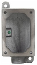 Crouse-Hinds EDS171, 1/2"" Hub, 1-Gang, Iron, Explosionproof Back Box, 1 pc