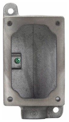Crouse-Hinds EDS171, 1/2'''' Hub, 1-Gang, Iron, Explosionproof Back Box, 1 pc