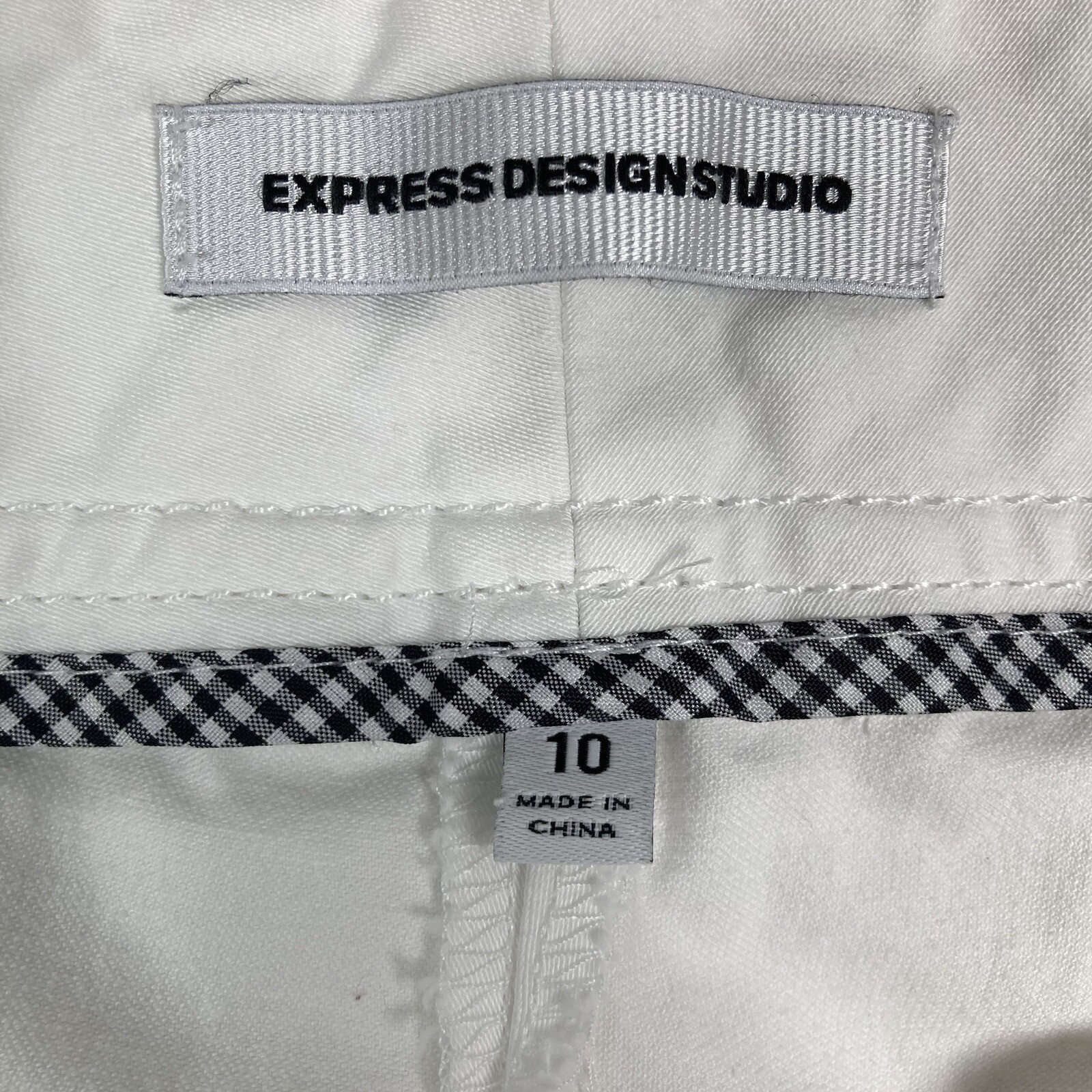 Express Design Studio Womens Cropped Straight Leg… - image 7