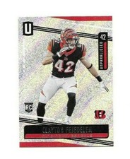CINCINNATI BENGALS CLAYTON FEJEDELEM 2019 UNPARALLEL ROOKIE FB CARD #37