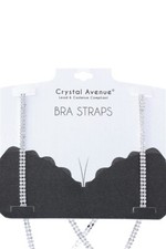 Rhinestone Bra Strap Set Double Row