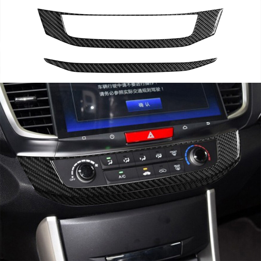 17-Piece Carbon Fiber Interior Trim Cover Kit For Honda Accord 2013-2017 (LHD) – Stick-On Style
