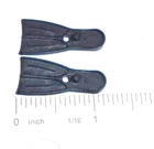 GI Joe Figure Accessory 2009 Deep Six / Wet-Suit   SCUBA Swim Fins / Flipper Set