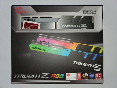 G.SKILL TridentZ RGB 16GB (2x8GB) 4133 MHz (CL17) *B-DIE* DDR4 (17