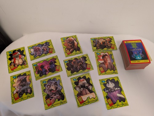 Topps Teenage Mutant Ninja Turtles II The Secret of The Ooze 99% Complete Set - Picture 11 of 12