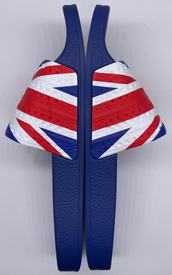 Adidas Originals Mens Adilette Slides United Kingdom Red  display picture 2