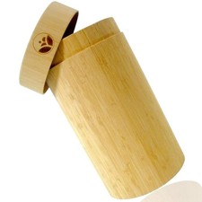 Bamboo Scattering Urn 9 1/2" x 4" Eco Biodegradable Tube for Ashes Cremation New