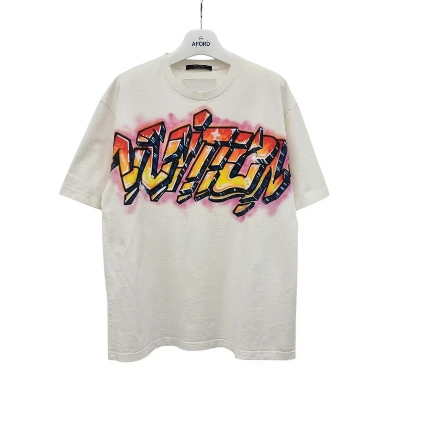 LOUIS VUITTON（LV） T shirt Louis Vuitton graffiti manica corta 1A9T6N LOA122307 122943082