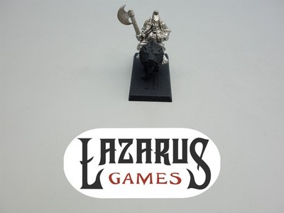 Warhammer Fantasy Chaos Dwarfs Dwarves AoS - Hobgoblin Wolf Rider (oop metal)