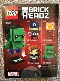 LEGO BRICKHEADZ: The Hulk (41592) NEW SEALED RETIRED